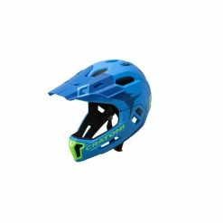 Casque VTT Cratoni C-Maniac 2.0MX Bleu/Vert Lime Mat